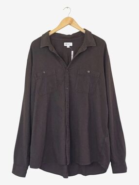 GAP Brown Utility Button Down Shirt XXL NWT Workwear